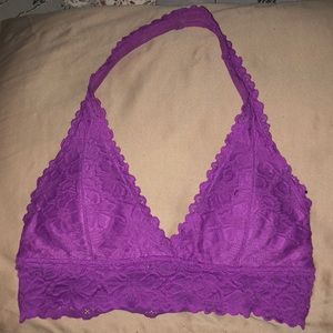 Purple bralette